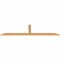 Ekena Millwork Portland Smooth Timber Gable Bracket, Western Red Cedar, 84"W x 21"H x 1 1/2"D x 3 1/2"F, 6/12 Pitch GBW084X21X0204POR00SWR - alternate 4